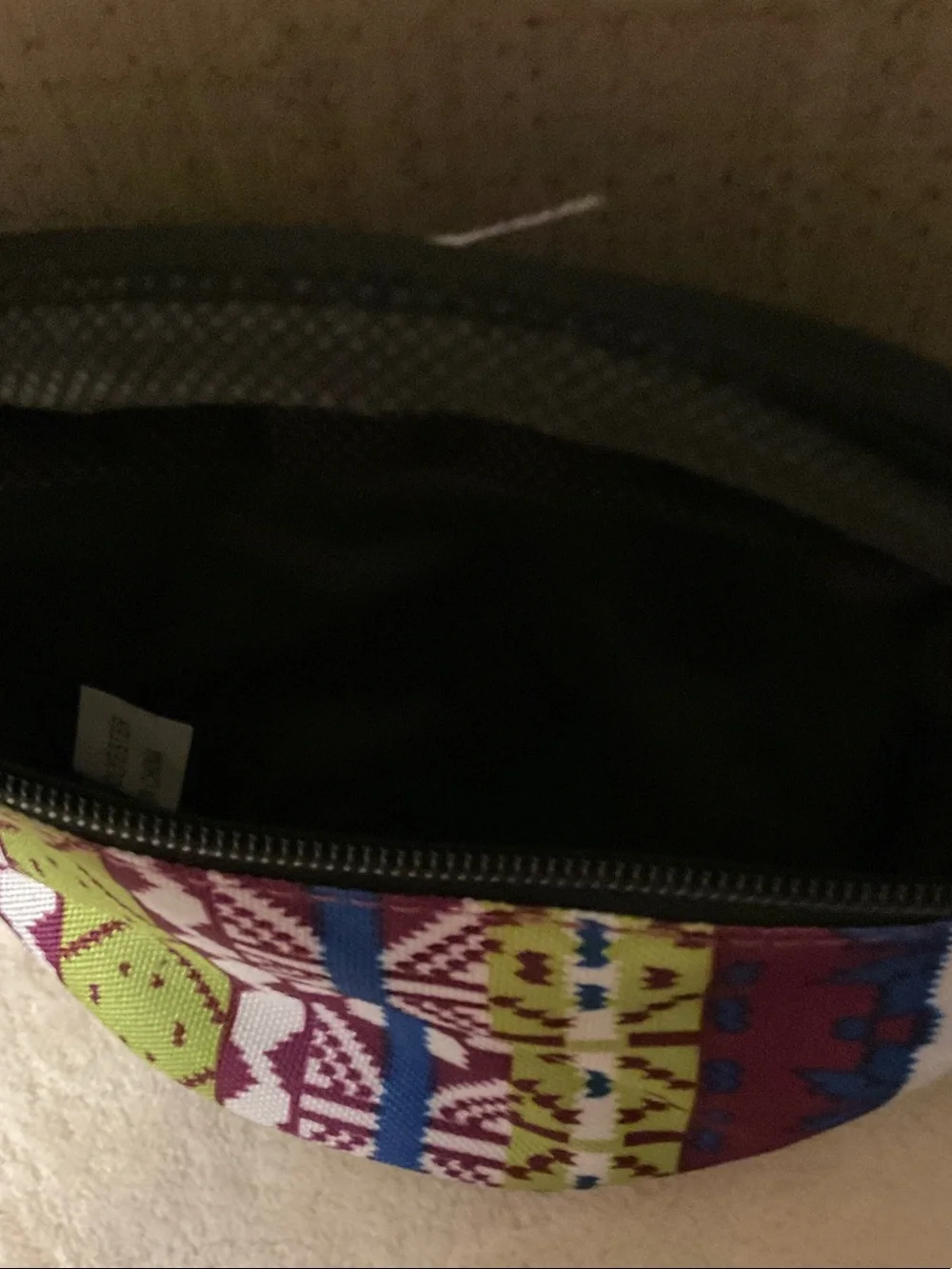 Kids Multicolor Aztec Pattern Waist Bag